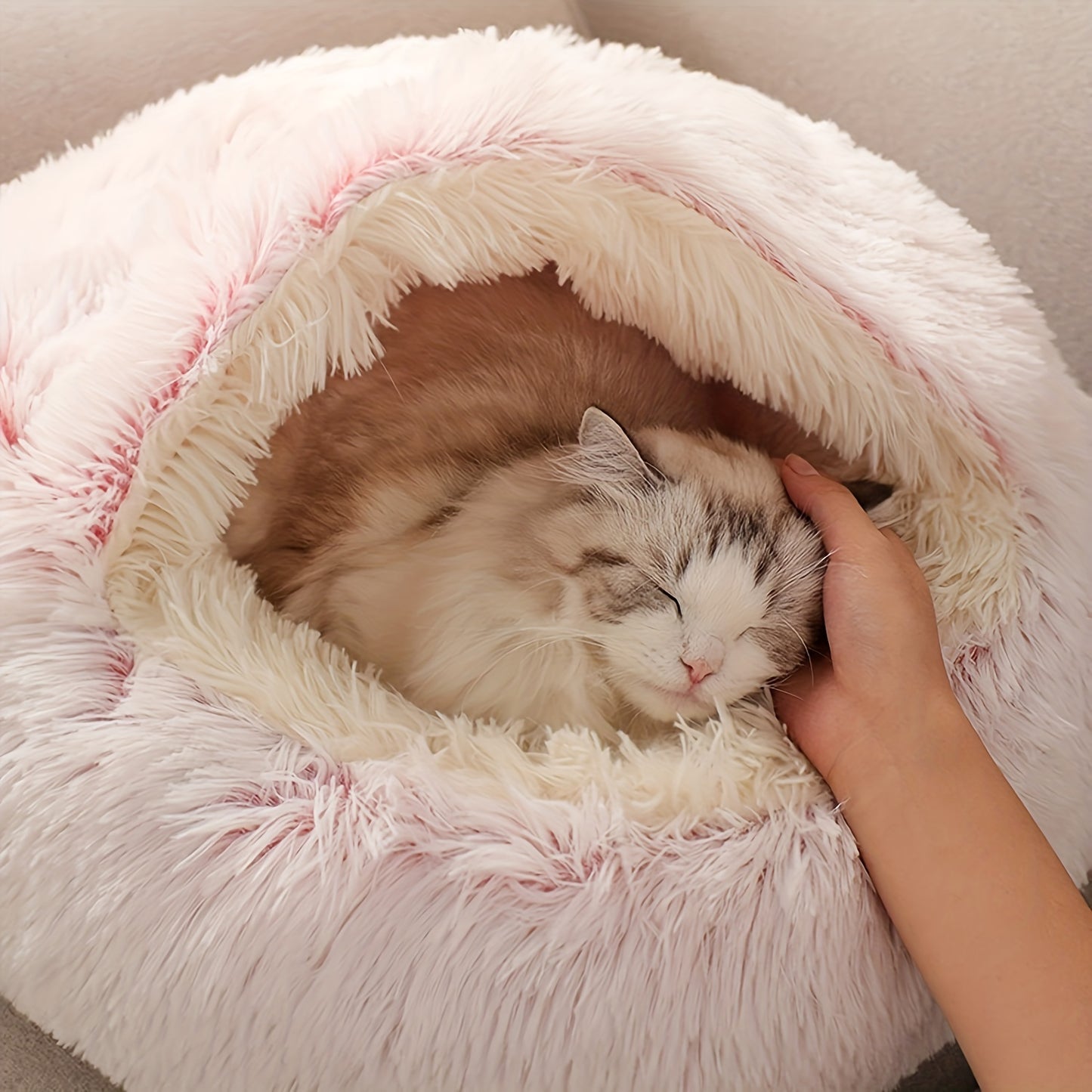 CozyHide Hooded Pet Bed