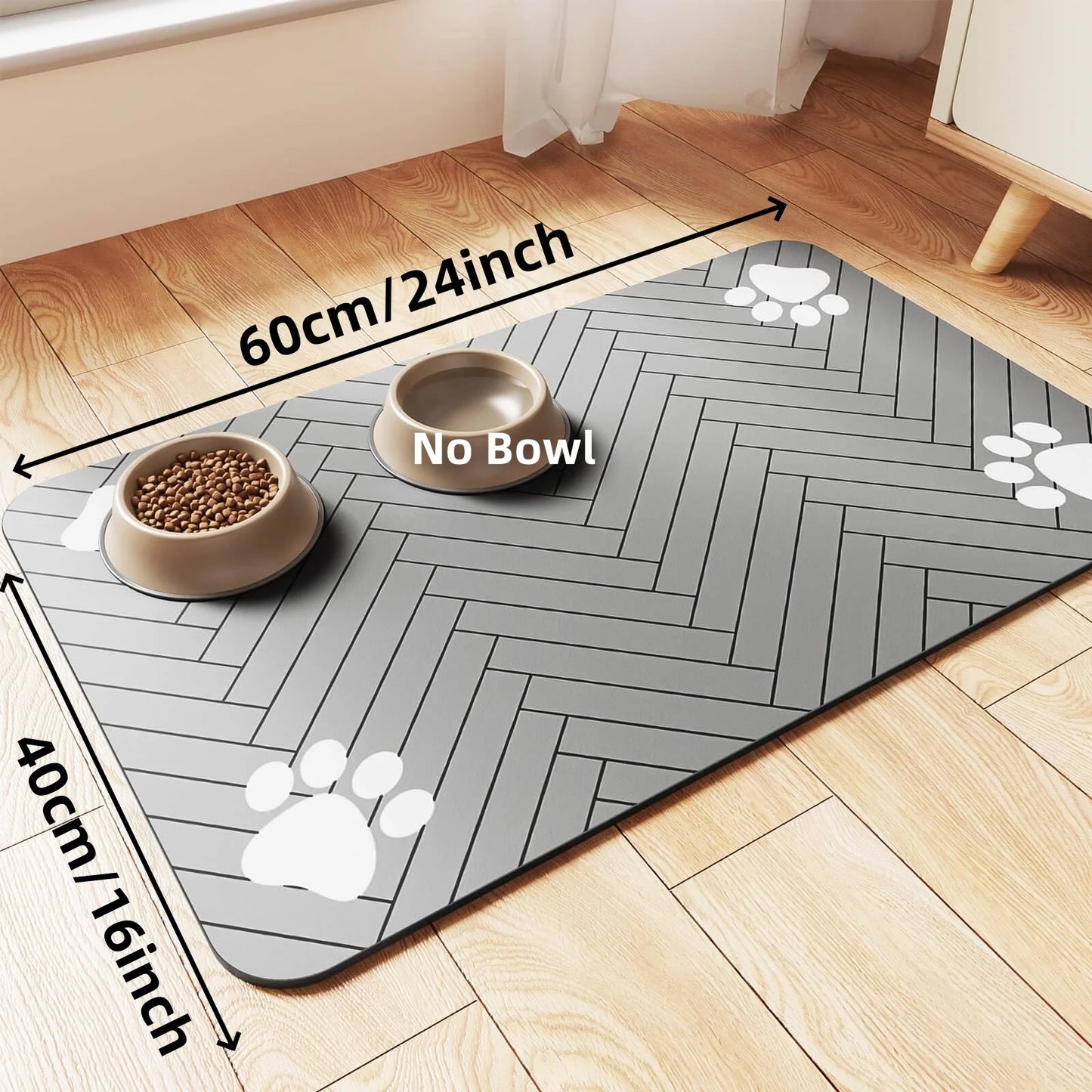 Horizon Feeding Mat | Quick-Dry, Waterproof Placemat for Food & Water