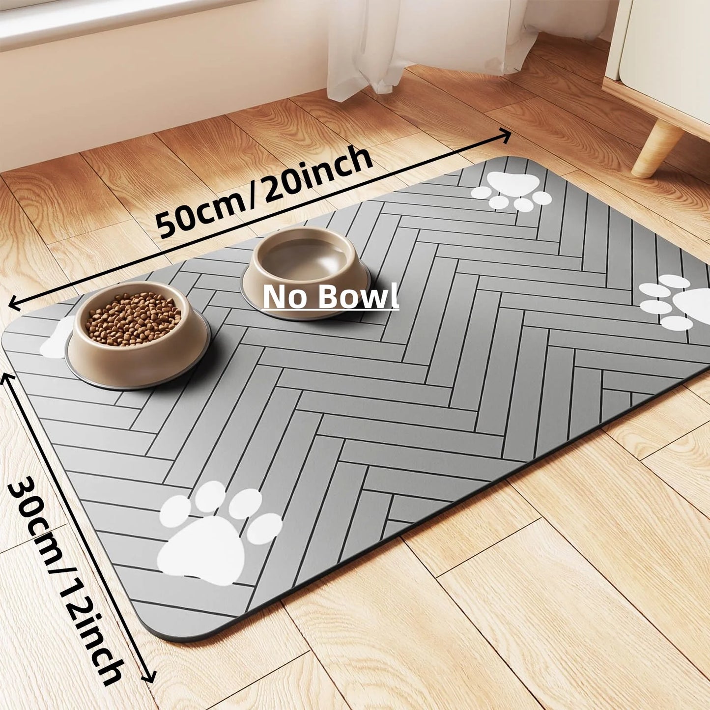 Horizon Feeding Mat | Quick-Dry, Waterproof Placemat for Food & Water